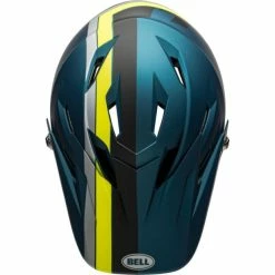 Casque Bell Sanction Bleu/Jaune Fluo -Casques VTT Importe Magasin casque bell sanction bleu jaune fluo 4