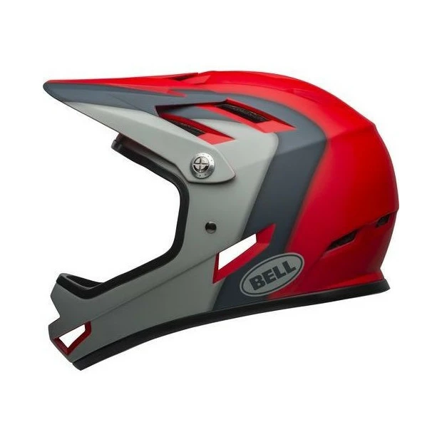 Casque Bell Sanction Rouge/Gris 3 Casque Bell Sanction Rouge/Gris – Image 3