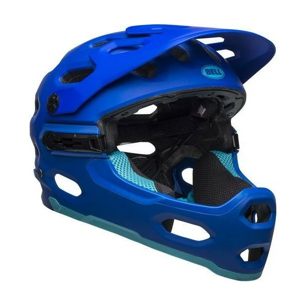 Casque Bell Super 3R MIPS Bleu Mat/Bleu Clair 1 Casque Bell Super 3R MIPS Bleu Mat/Bleu Clair