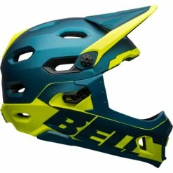Casque Bell Super DH MIPS Bleu/Jaune Fluo -Casques VTT Importe Magasin casque bell super dh mips bleu jaune fluo 2