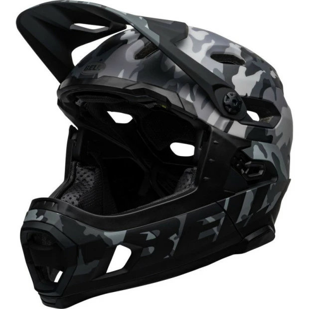 Casque Bell Super DH MIPS Noir Camouflage 1 Casque Bell Super DH MIPS Noir Camouflage