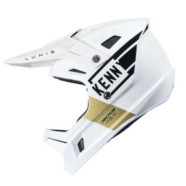 Casque Intégral Kenny Decade MIPS Lunis Blanc/Or 2 Casque Intégral Kenny Decade MIPS Lunis Blanc/Or – Image 2