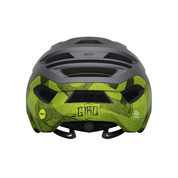 Casque VTT Giro Merit Spherical Noir Métallique/Citron Vert 3 Casque VTT Giro Merit Spherical Noir Métallique/Citron Vert – Image 3
