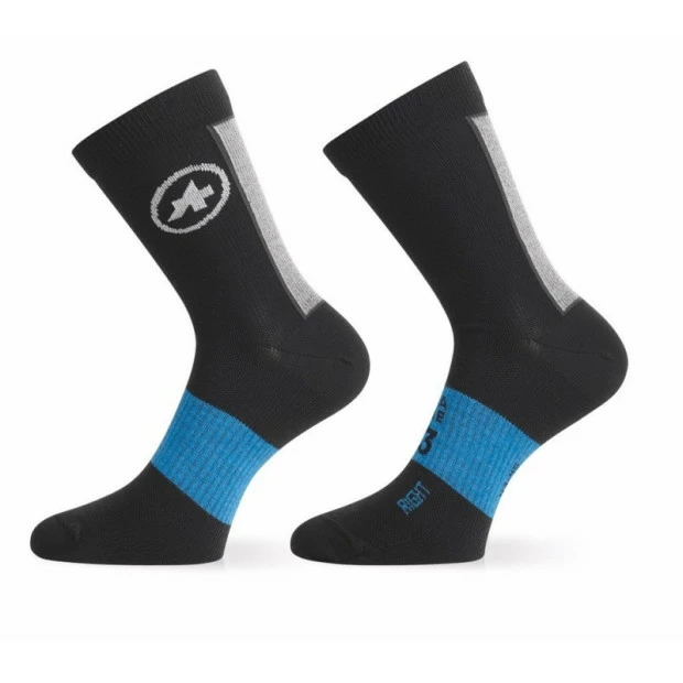 Chaussettes Hiver Assos Winter Noir/Bleu 1 Chaussettes Hiver Assos Winter Noir/Bleu