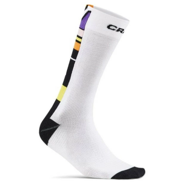 Chaussettes VTT Eté Hautes Craft Adv Bike Offroad Blanc/Multicolore 1 Chaussettes VTT Eté Hautes Craft Adv Bike Offroad Blanc/Multicolore