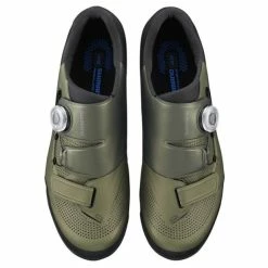 Chaussures VTT Shimano XC5 Vert Mousse 6 Chaussures VTT Shimano XC5 Vert Mousse -Casques VTT Importe Magasin chaussures vtt shimano xc5 vert mousse 2