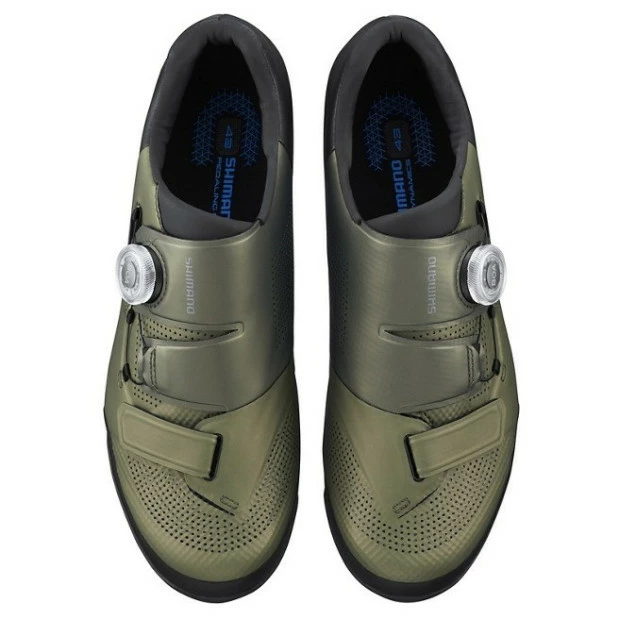 Chaussures VTT Shimano XC5 Vert Mousse 3 Chaussures VTT Shimano XC5 Vert Mousse – Image 3