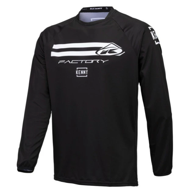 Maillot Enduro/Free-Ride Kenny Factory Noir 1 Maillot Enduro/Free-Ride Kenny Factory Noir