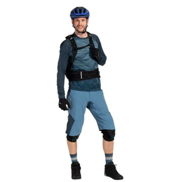 Maillot VTT Manches Longues Vaude Moab LS VI Bleu Gris 3 Maillot VTT Manches Longues Vaude Moab LS VI Bleu Gris â Image 3