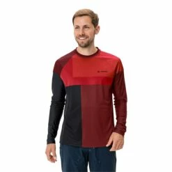 Maillot VTT Manches Longues Vaude Moab LS VI Rouge Brillant 6 Maillot VTT Manches Longues Vaude Moab LS VI Rouge Brillant -Casques VTT Importe Magasin maillot vtt manches longues vaude moab ls vi rouge brillant 2