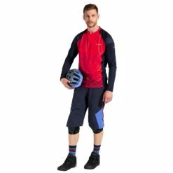 Maillot VTT Manches Longues Vaude Moab LS VI Rouge Mars -Casques VTT Importe Magasin maillot vtt manches longues vaude moab ls vi rouge mars 2
